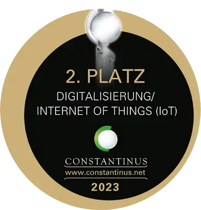 Constantinus 2023 IT Preis für IoT / Digitalisierung
